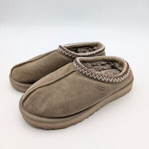 UGG Tasman Women's Suede Sheepskin Slippers Slip-On Smoke Plume Size US6 EU37